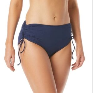 Beach House Full Coverage Coverage Navy Blue Bikini Bottoms